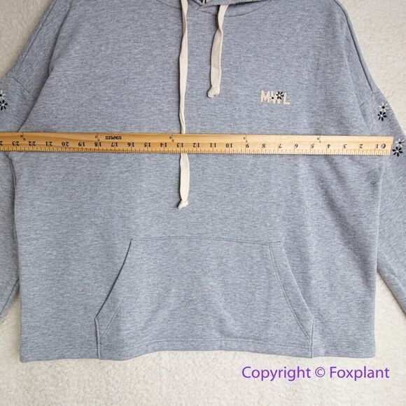 New! Madewell‎ women's MWL Easygoing Hoodie Sweatshirt, size M - Picture 9 of 16